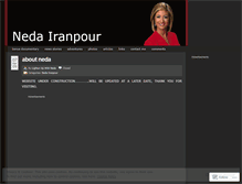 Tablet Screenshot of nedairanpour.wordpress.com