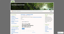 Desktop Screenshot of barakaedu.wordpress.com