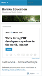 Mobile Screenshot of barakaedu.wordpress.com