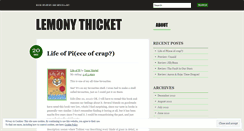 Desktop Screenshot of lemonythicket.wordpress.com