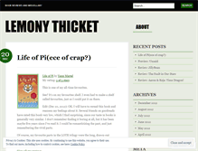 Tablet Screenshot of lemonythicket.wordpress.com