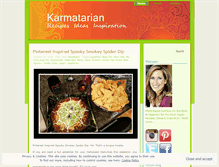 Tablet Screenshot of karmatarian.wordpress.com