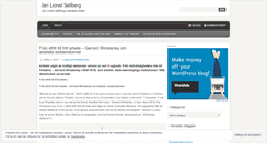 Desktop Screenshot of jansellberg.wordpress.com