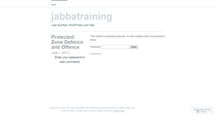 Desktop Screenshot of jabbatraining.wordpress.com