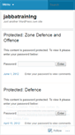 Mobile Screenshot of jabbatraining.wordpress.com