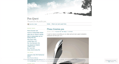 Desktop Screenshot of penquest.wordpress.com