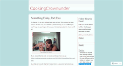 Desktop Screenshot of cookingcrownunder.wordpress.com