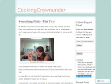 Tablet Screenshot of cookingcrownunder.wordpress.com