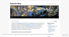 Desktop Screenshot of gallardi.wordpress.com