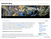 Tablet Screenshot of gallardi.wordpress.com
