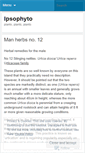 Mobile Screenshot of ipsophyto.wordpress.com
