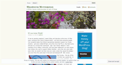 Desktop Screenshot of milspousemutterings.wordpress.com