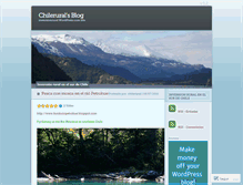 Tablet Screenshot of chilerural.wordpress.com