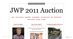 Desktop Screenshot of jwpauction2011.wordpress.com