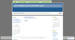Desktop Screenshot of footstompin.wordpress.com