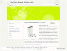Tablet Screenshot of myxboxrepairguide.wordpress.com