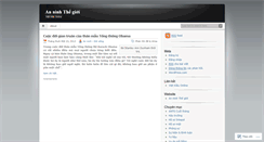 Desktop Screenshot of anninhthegioi.wordpress.com