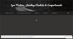 Desktop Screenshot of igormadeira.wordpress.com