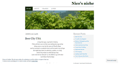 Desktop Screenshot of nicosniche.wordpress.com