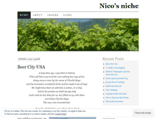 Tablet Screenshot of nicosniche.wordpress.com