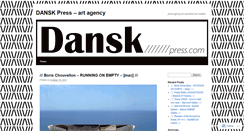 Desktop Screenshot of danskpress.wordpress.com