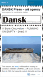 Mobile Screenshot of danskpress.wordpress.com