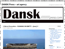 Tablet Screenshot of danskpress.wordpress.com