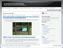 Tablet Screenshot of northchattanoogaschoolzoning.wordpress.com