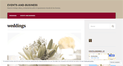 Desktop Screenshot of eventsandbusiness.wordpress.com