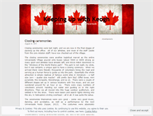 Tablet Screenshot of keepingupwithkeogh.wordpress.com