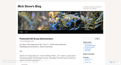 Desktop Screenshot of micstone66.wordpress.com
