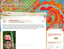 Tablet Screenshot of loveindia2012.wordpress.com
