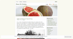 Desktop Screenshot of figsetcetera.wordpress.com