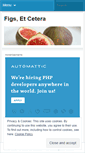 Mobile Screenshot of figsetcetera.wordpress.com