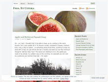 Tablet Screenshot of figsetcetera.wordpress.com