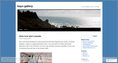 Desktop Screenshot of kayogallery.wordpress.com