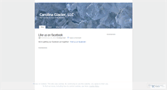 Desktop Screenshot of carolinaglacier.wordpress.com