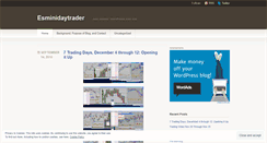 Desktop Screenshot of esminidaytrader.wordpress.com