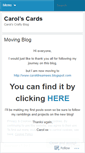 Mobile Screenshot of carolscards.wordpress.com