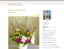 Tablet Screenshot of 33barefootlane.wordpress.com