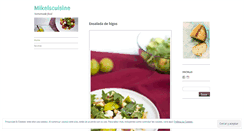 Desktop Screenshot of mikelscuisine.wordpress.com