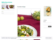 Tablet Screenshot of mikelscuisine.wordpress.com