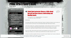 Desktop Screenshot of pedalspinstudio.wordpress.com