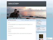 Tablet Screenshot of andrewchristina.wordpress.com