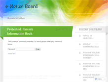 Tablet Screenshot of kiddiesnoticeboard.wordpress.com