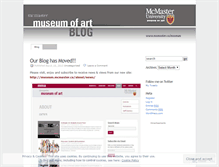 Tablet Screenshot of mcmastermuseum.wordpress.com