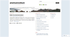 Desktop Screenshot of americanrockbum.wordpress.com