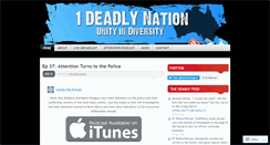 Desktop Screenshot of 1deadlynation.wordpress.com