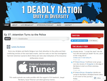 Tablet Screenshot of 1deadlynation.wordpress.com