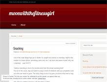 Tablet Screenshot of movewiththefitnessgirl.wordpress.com